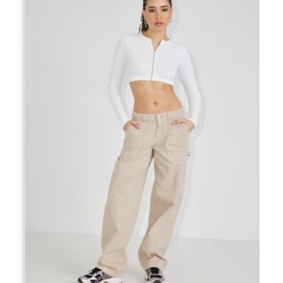 Garage Dani Carpenter Pant in String, size 00 - Picture 2 of 5